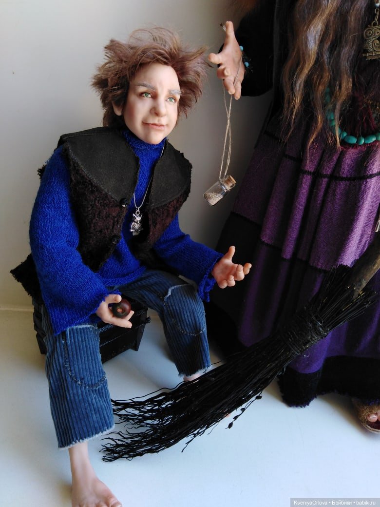 Яга и Домовой — Лепка авторских кукол: полимерная глина (фото 2)