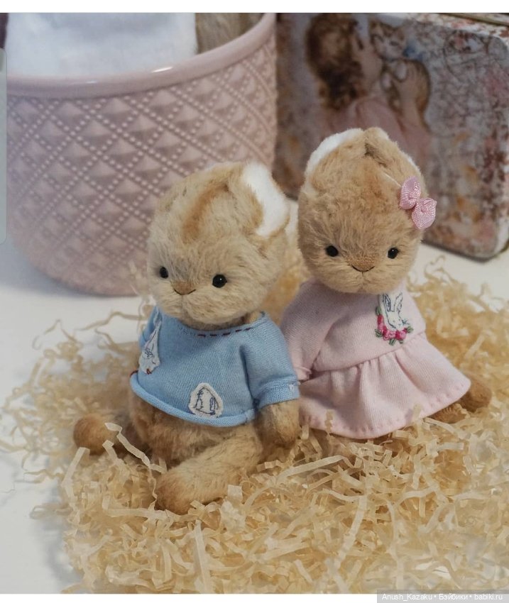 Зайка тедди — Авторские мишки Тедди и друзья: фото (фото 4)