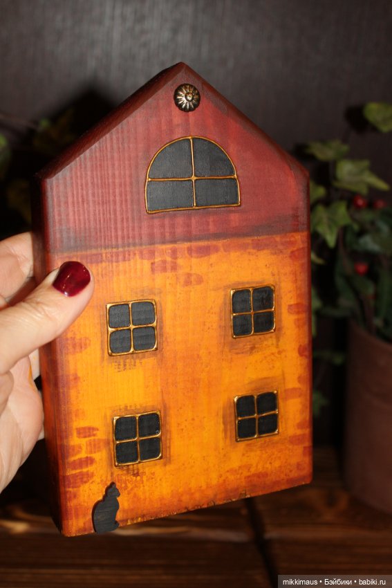 Домики из дерева Глазуновой Анны
