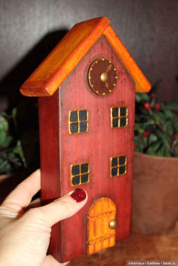 Домики из дерева Глазуновой Анны