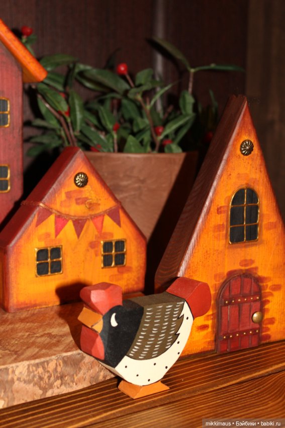 Домики из дерева Глазуновой Анны