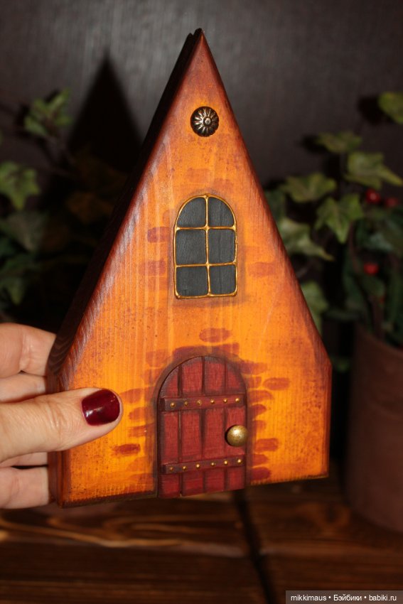 Домики из дерева Глазуновой Анны