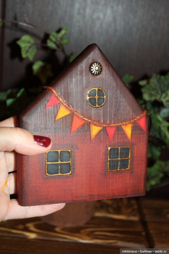 Домики из дерева Глазуновой Анны
