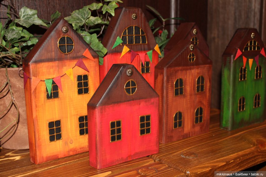 Домики из дерева Глазуновой Анны (фото 2)