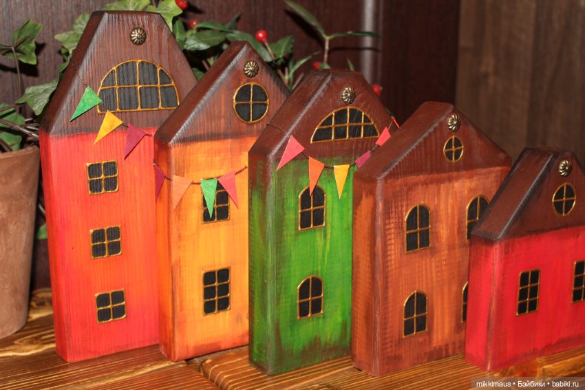 Домики из дерева Глазуновой Анны (фото 3)