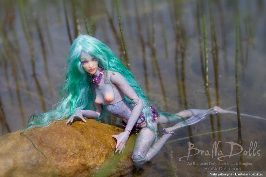 Русалка — Авторские шарнирные куклы своими руками: лепка