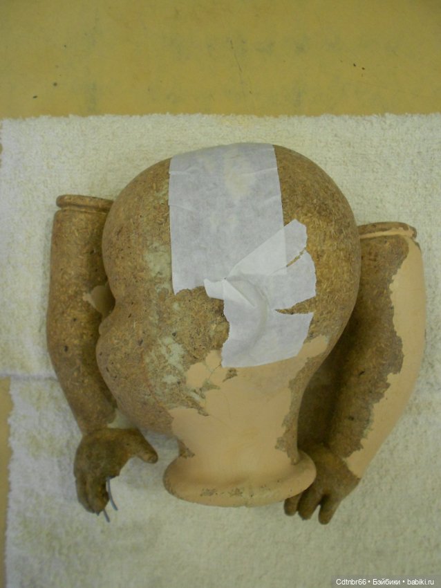 Кисилёвские опилочные детки. Реставрация (фото 4)