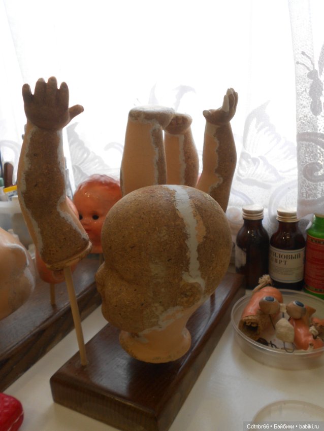 Кисилёвские опилочные детки. Реставрация (фото 7)