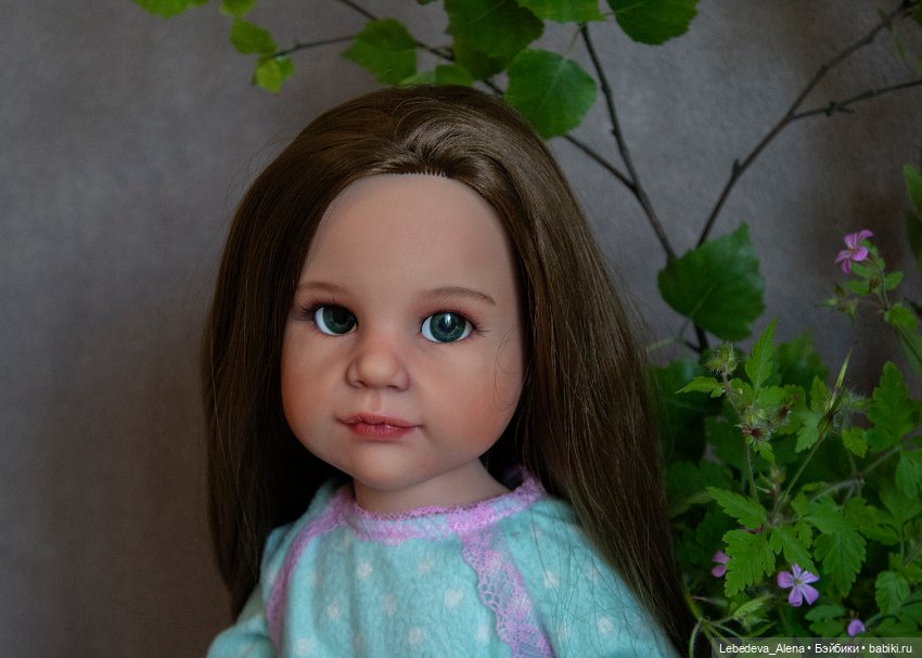 Мэйк для Ханны — ООАК и кастом кукол Gotz (Готц): перерисовка (фото 2)