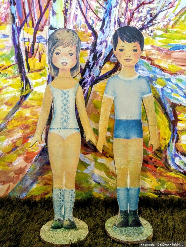 Ремонт картонных куколок — Реставрация и преображение кукол: ремонт (фото 6)