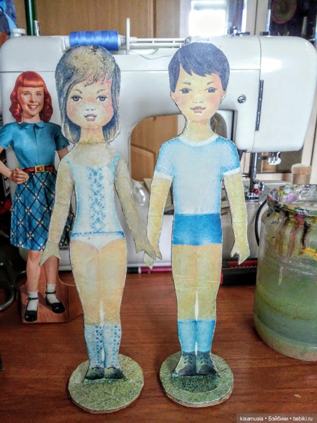 Ремонт картонных куколок — Реставрация и преображение кукол: ремонт (фото 4)