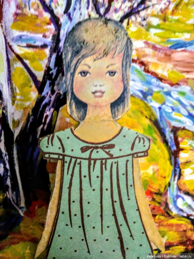 Ремонт картонных куколок — Реставрация и преображение кукол: ремонт (фото 9)