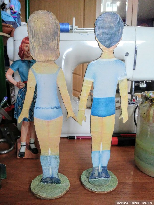 Ремонт картонных куколок — Реставрация и преображение кукол: ремонт (фото 5)