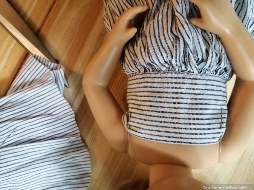 Каникулы Роны. Сарафан для Минуш (Petitcollin Minouche) на скорую руку (фото 6)