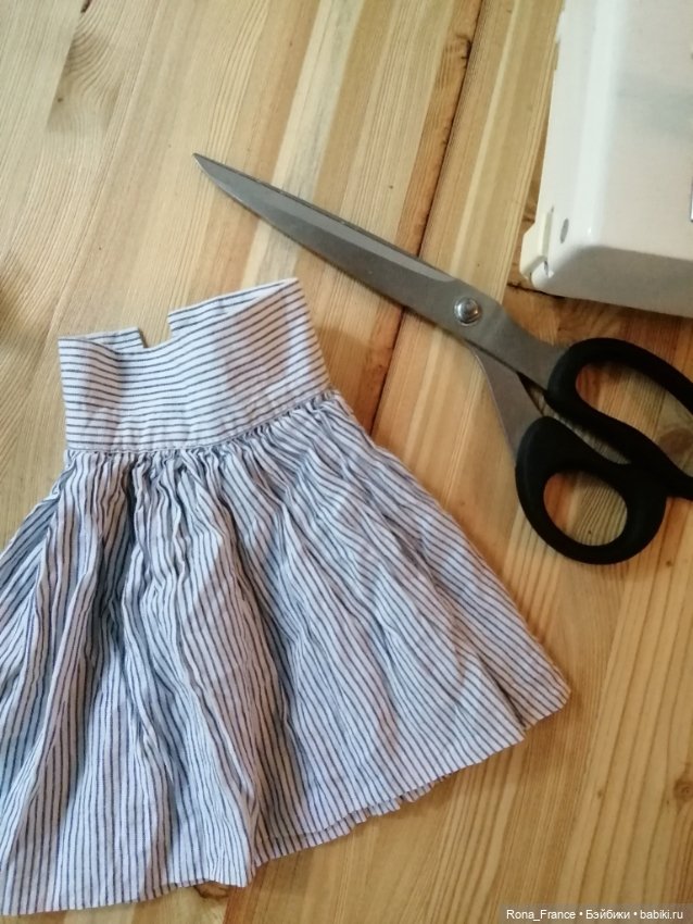 Каникулы Роны. Сарафан для Минуш (Petitcollin Minouche) на скорую руку (фото 3)