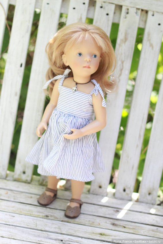 Каникулы Роны. Сарафан для Минуш (Petitcollin Minouche) на скорую руку