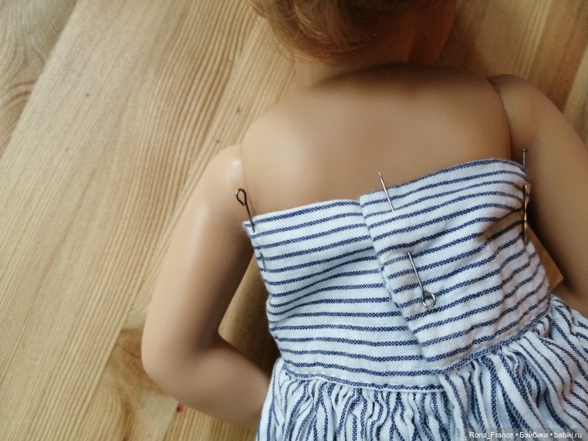 Каникулы Роны. Сарафан для Минуш (Petitcollin Minouche) на скорую руку (фото 7)