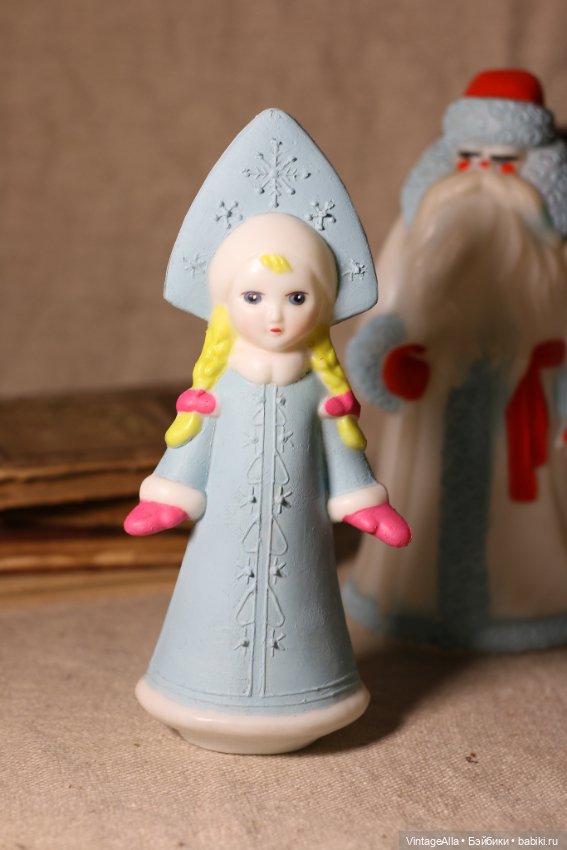 Дед Мороз — Игрушки СССР и советского детства: резиновые (фото 5)