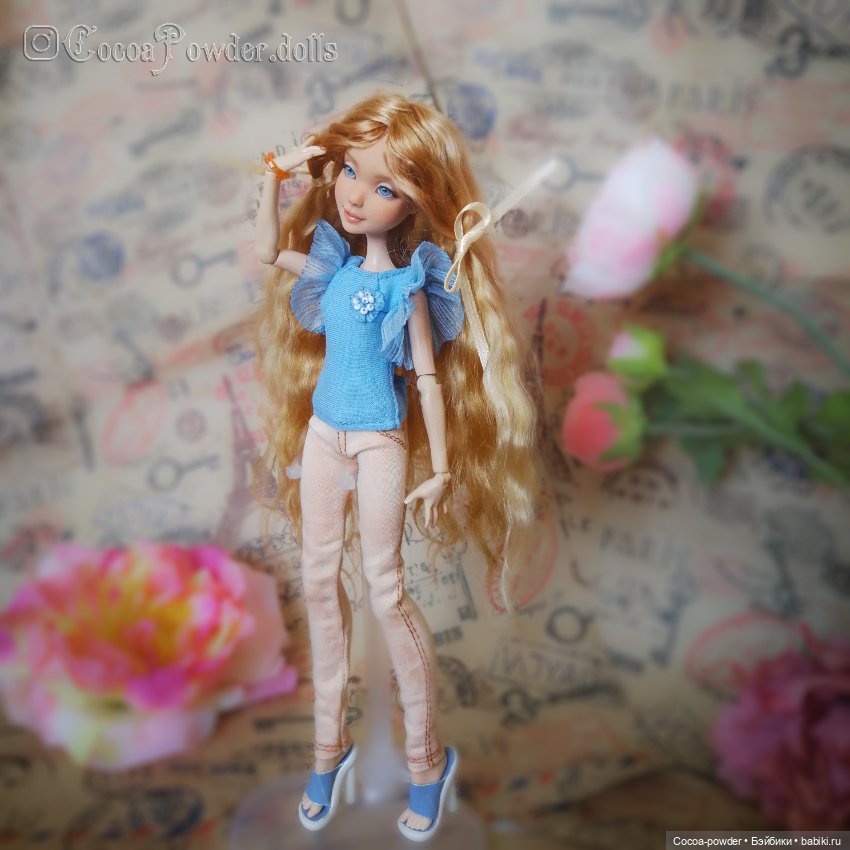 ООАК гибрид Золушки — ООАК и репейнт Принцесс Диснея (Disney): Аниматорс (фото 5)