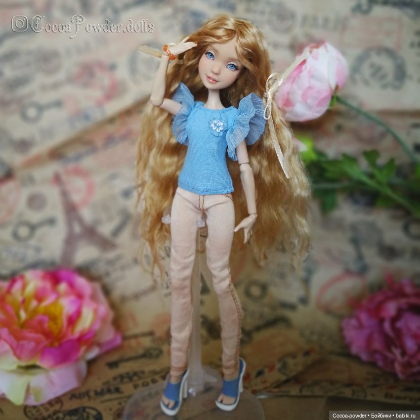 ООАК гибрид Золушки — ООАК и репейнт Принцесс Диснея (Disney): Аниматорс (фото 4)