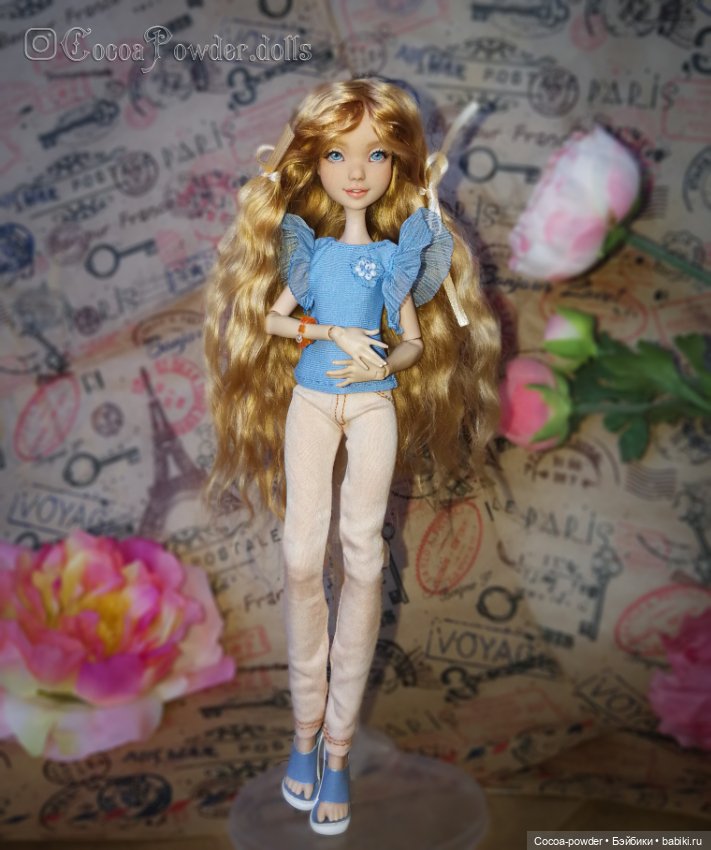 ООАК гибрид Золушки — ООАК и репейнт Принцесс Диснея (Disney): Аниматорс (фото 6)