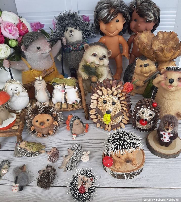 Моя коллекция ёжиков — Домашние коллекции кукол: фото собраний (фото 6)