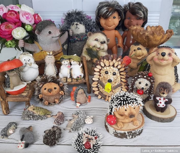 Моя коллекция ёжиков — Домашние коллекции кукол: фото собраний (фото 3)