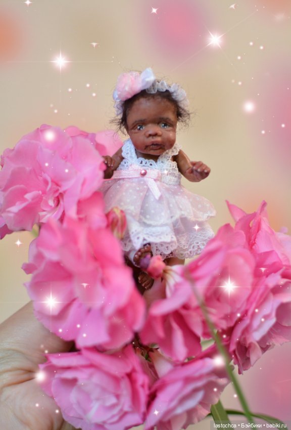 Мулаточка — Лепка авторских кукол: полимерная глина