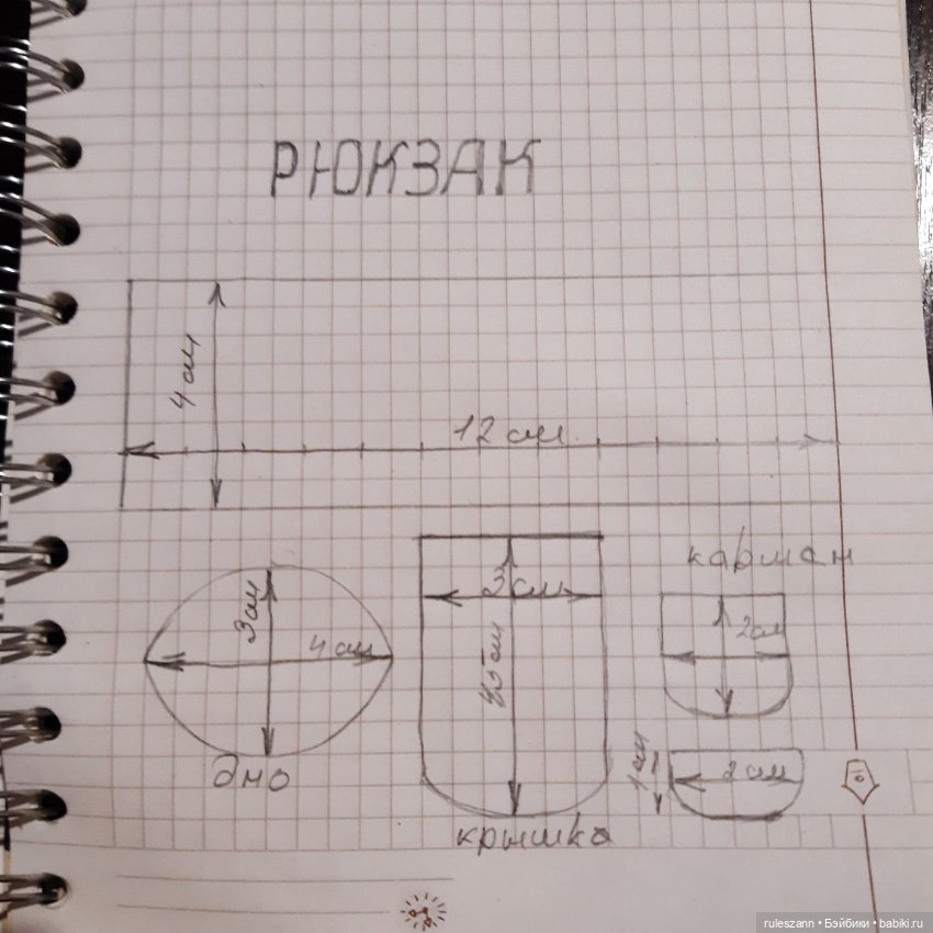 Не большой МК по изготовлению кукольного рюкзачка