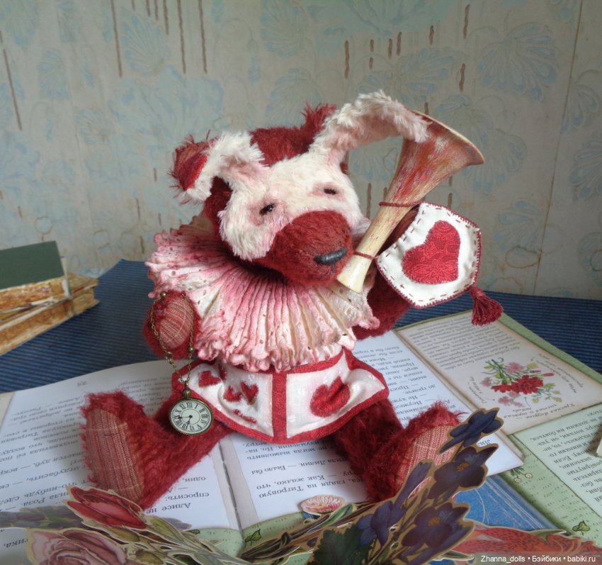 Белый кролик — Авторские мишки Тедди и друзья: фото (фото 3)