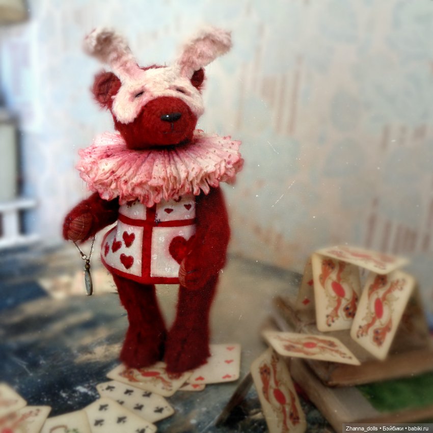 Белый кролик — Авторские мишки Тедди и друзья: фото (фото 4)