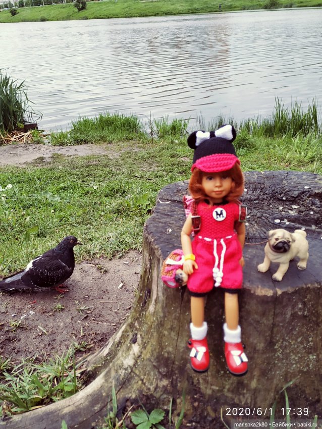 Карина в парке — Куклы Kathe Kruse (Кате/Кэте Крузе): фото