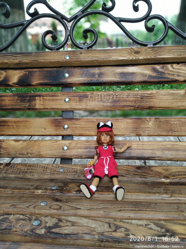 Карина в парке — Куклы Kathe Kruse (Кате/Кэте Крузе): фото (фото 6)
