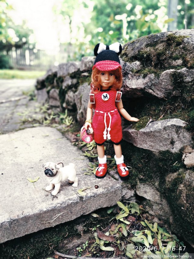 Карина в парке — Куклы Kathe Kruse (Кате/Кэте Крузе): фото (фото 4)