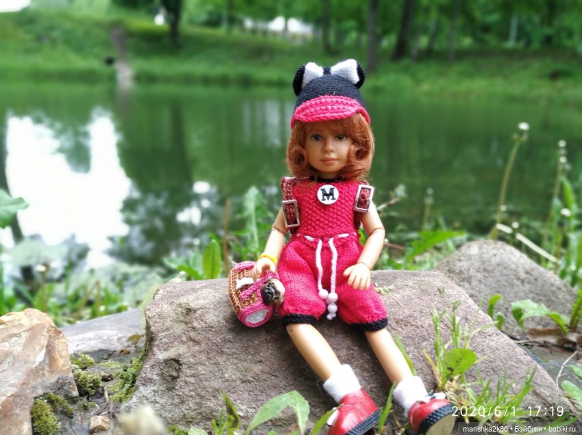 Карина в парке — Куклы Kathe Kruse (Кате/Кэте Крузе): фото (фото 9)