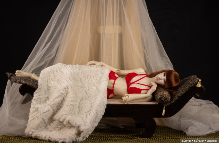 Красное белье — Куклы Dollshe Craft (Доллше): BJD (БЖД) (фото 2)