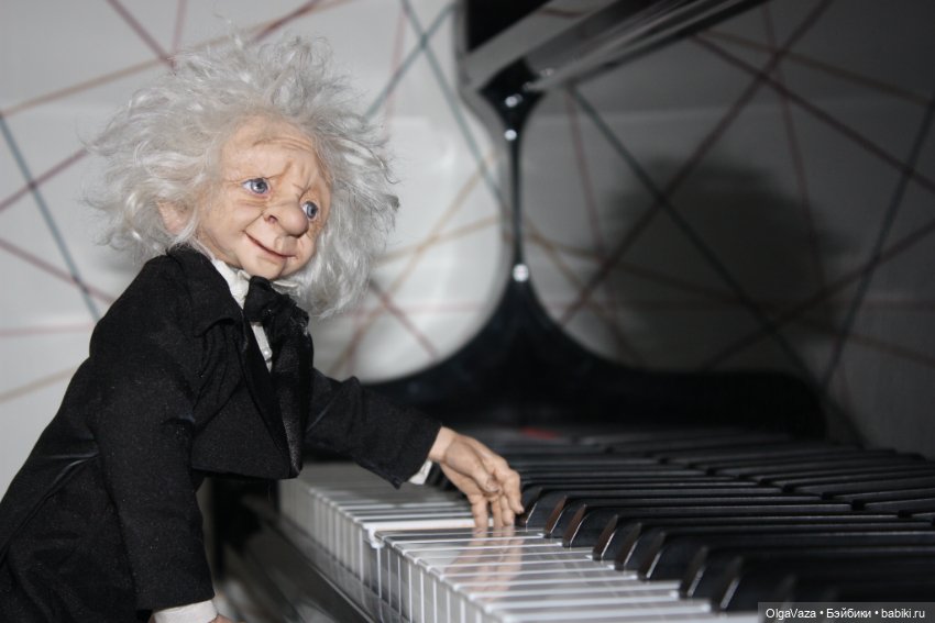 Музыкантский гном — Лепка авторских кукол: полимерная глина (фото 2)