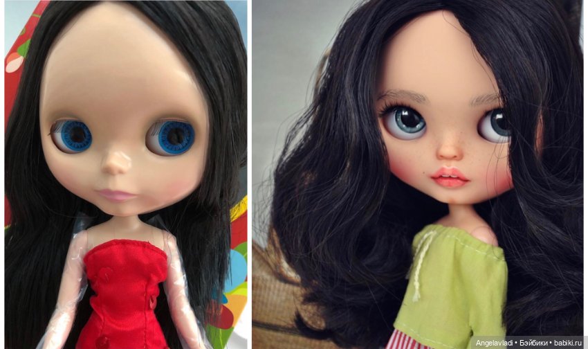 Малышки Blythe. Фото До и После