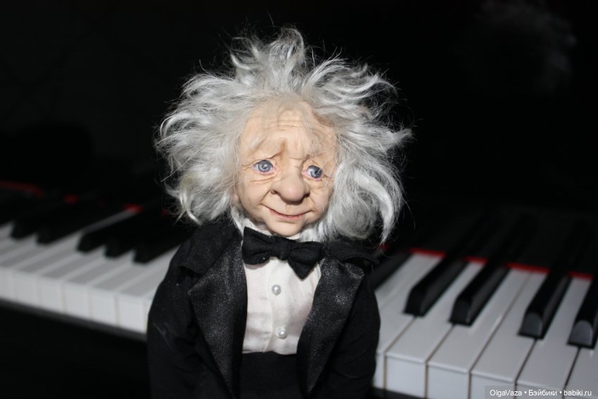 Музыкантский гном — Лепка авторских кукол: полимерная глина