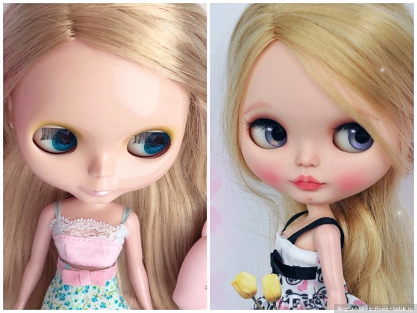 Малышки Blythe. Фото До и После