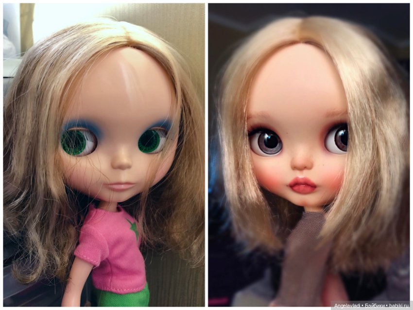 Малышки Blythe. Фото До и После (фото 3)