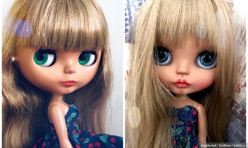 Малышки Blythe. Фото До и После
