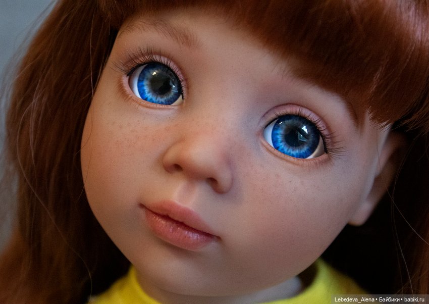 Рыжик Клара — ООАК и кастом кукол Gotz (Готц): перерисовка (фото 5)