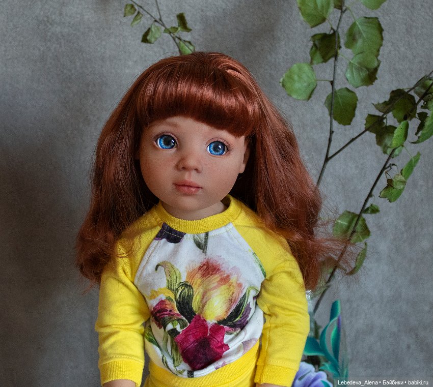 Рыжик Клара — ООАК и кастом кукол Gotz (Готц): перерисовка