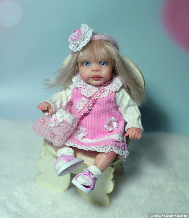 Новенькая девчушка — Лепка авторских кукол: полимерная глина (фото 4)