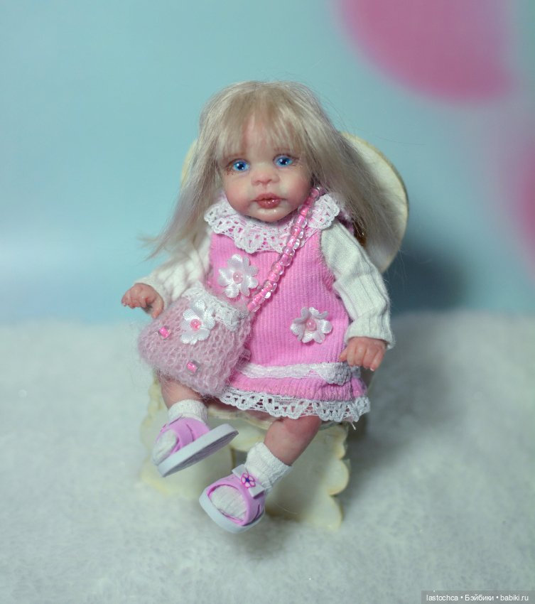 Новенькая девчушка — Лепка авторских кукол: полимерная глина (фото 8)