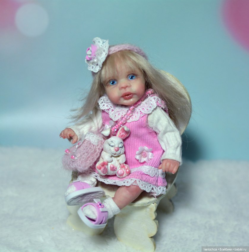 Новенькая девчушка — Лепка авторских кукол: полимерная глина