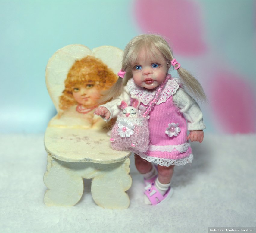 Новенькая девчушка — Лепка авторских кукол: полимерная глина (фото 5)