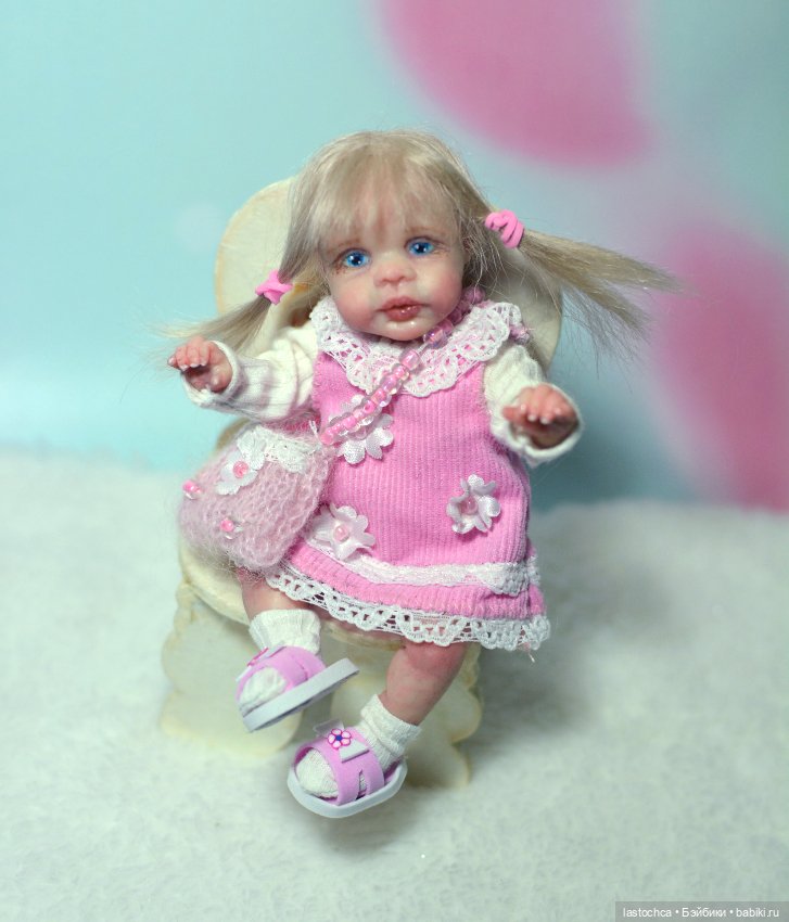 Новенькая девчушка — Лепка авторских кукол: полимерная глина (фото 2)