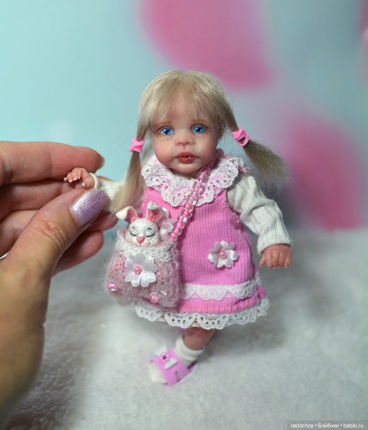 Новенькая девчушка — Лепка авторских кукол: полимерная глина (фото 3)